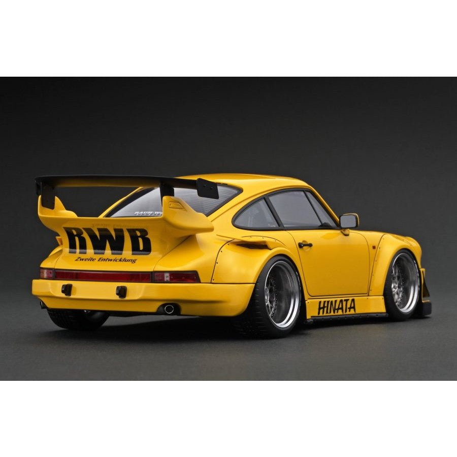 【新品即納】[MDL] 1/18 RWB 930 Yellow 完成品 ミニカー(IG3621) ignition model(イグニッションモデル)(20241116)