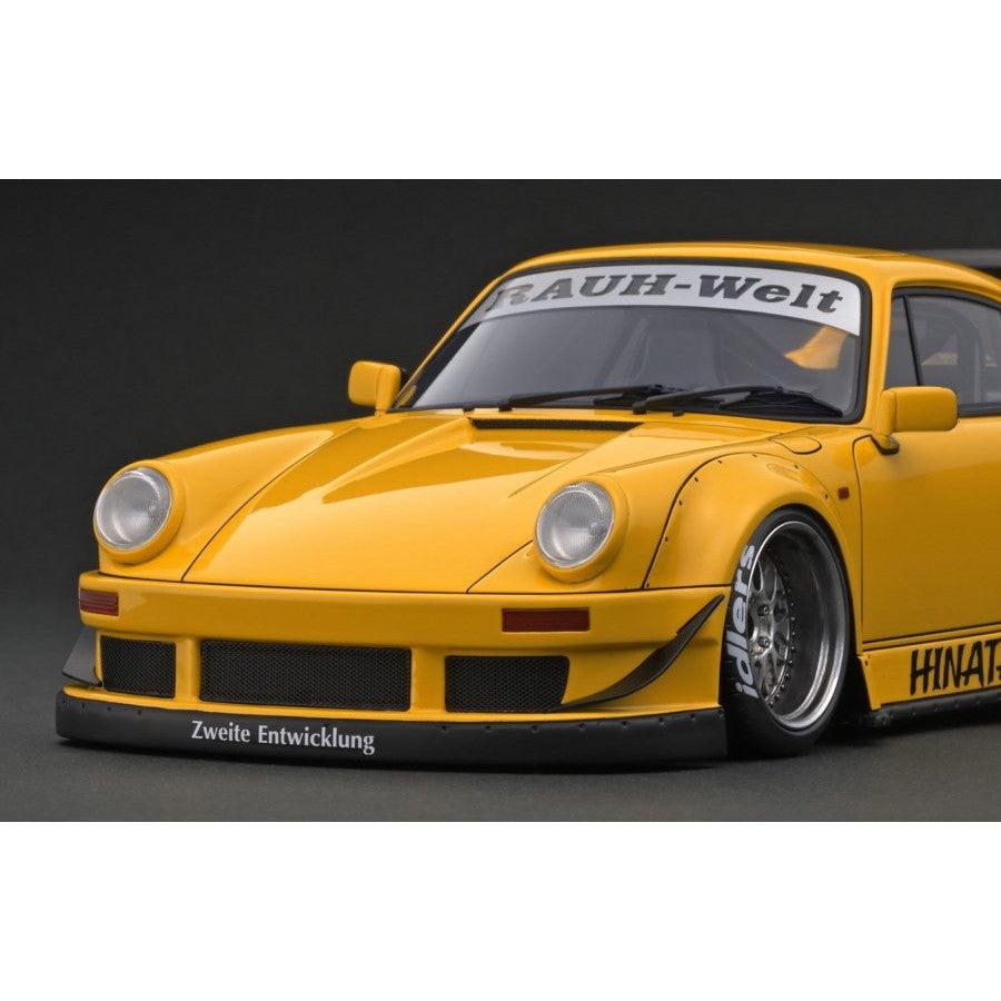 【新品即納】[MDL] 1/18 RWB 930 Yellow 完成品 ミニカー(IG3621) ignition model(イグニッションモデル)(20241116)