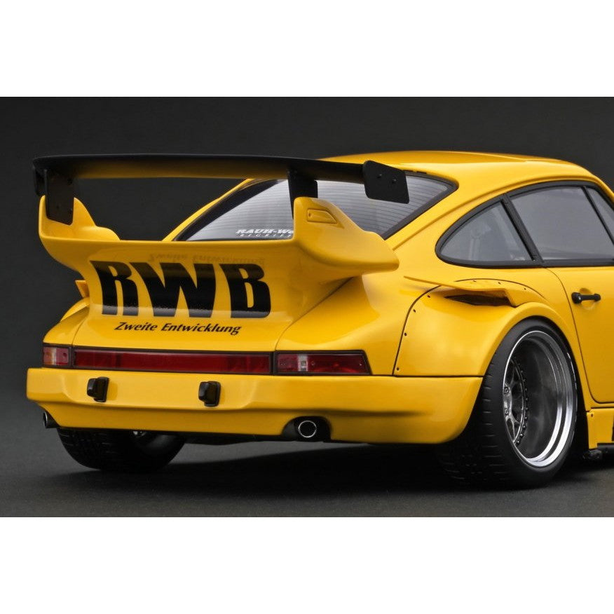 【新品即納】[MDL] 1/18 RWB 930 Yellow 完成品 ミニカー(IG3621) ignition model(イグニッションモデル)(20241116)