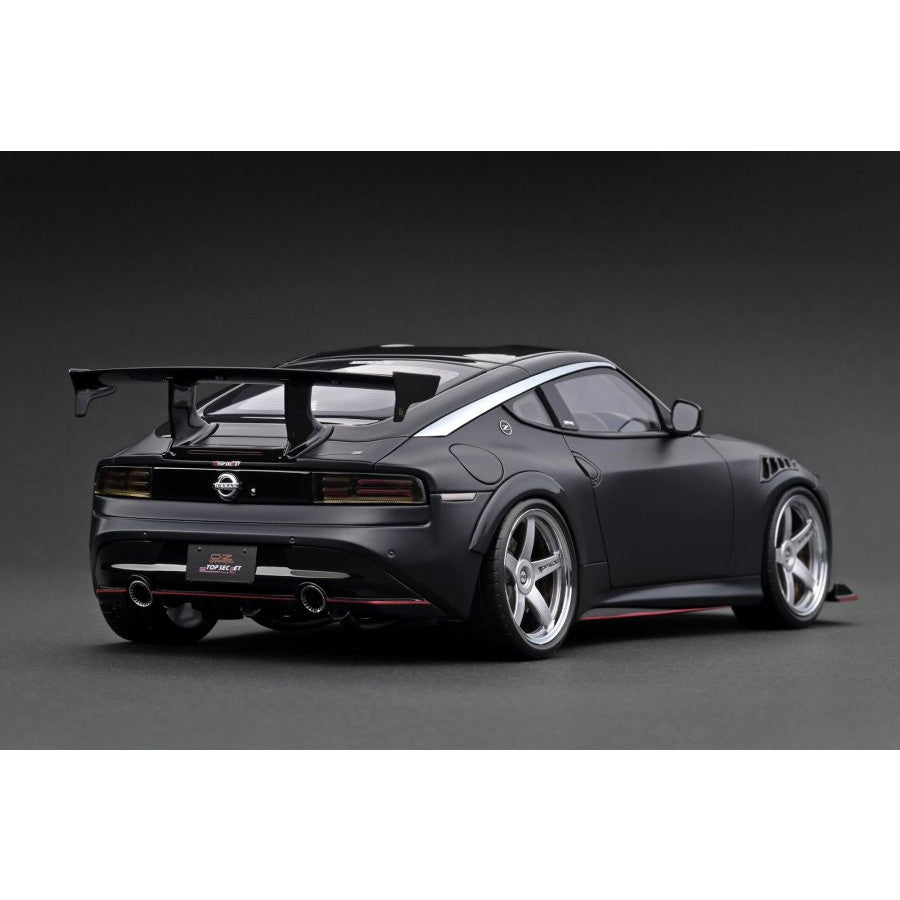 【予約安心出荷】[MDL] 1/18 TOP SECRET Fairlady Z(RZ34) Matte Black 完成品 ミニカー(IG3384) ignition model(イグニッションモデル) (2025年1月)