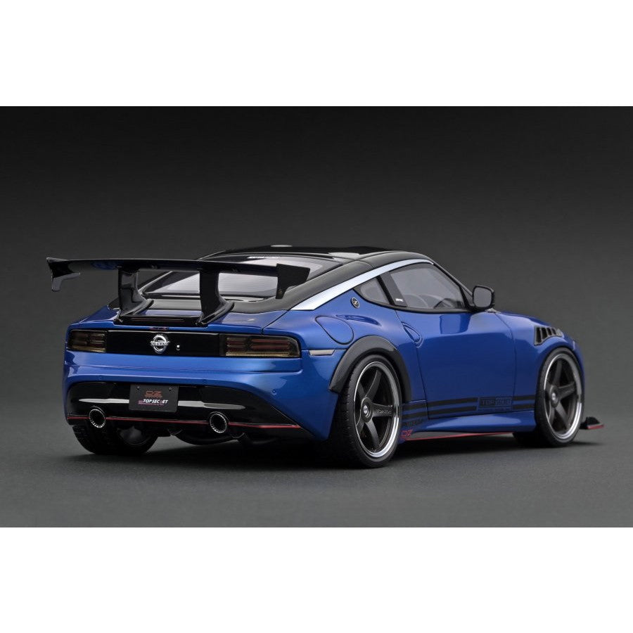 【予約安心出荷】[MDL] 1/18 TOP SECRET Fairlady Z(RZ34) Blue Metallic 完成品 ミニカー(IG3386) ignition model(イグニッションモデル) (2025年1月)