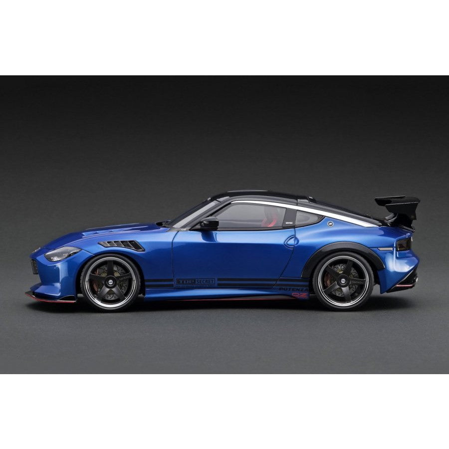 【予約安心出荷】[MDL] 1/18 TOP SECRET Fairlady Z(RZ34) Blue Metallic 完成品 ミニカー(IG3386) ignition model(イグニッションモデル) (2025年1月)