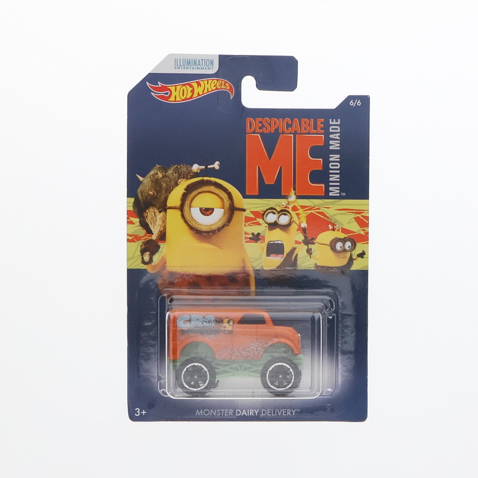 【中古即納】[MDL] Hot Wheels(ホットウィール) ミニオンズ 1/64 MONSTER DAIRY DELIVERY 完成品 ミニカー(DWF14) Mattel(マテル)(20170831)