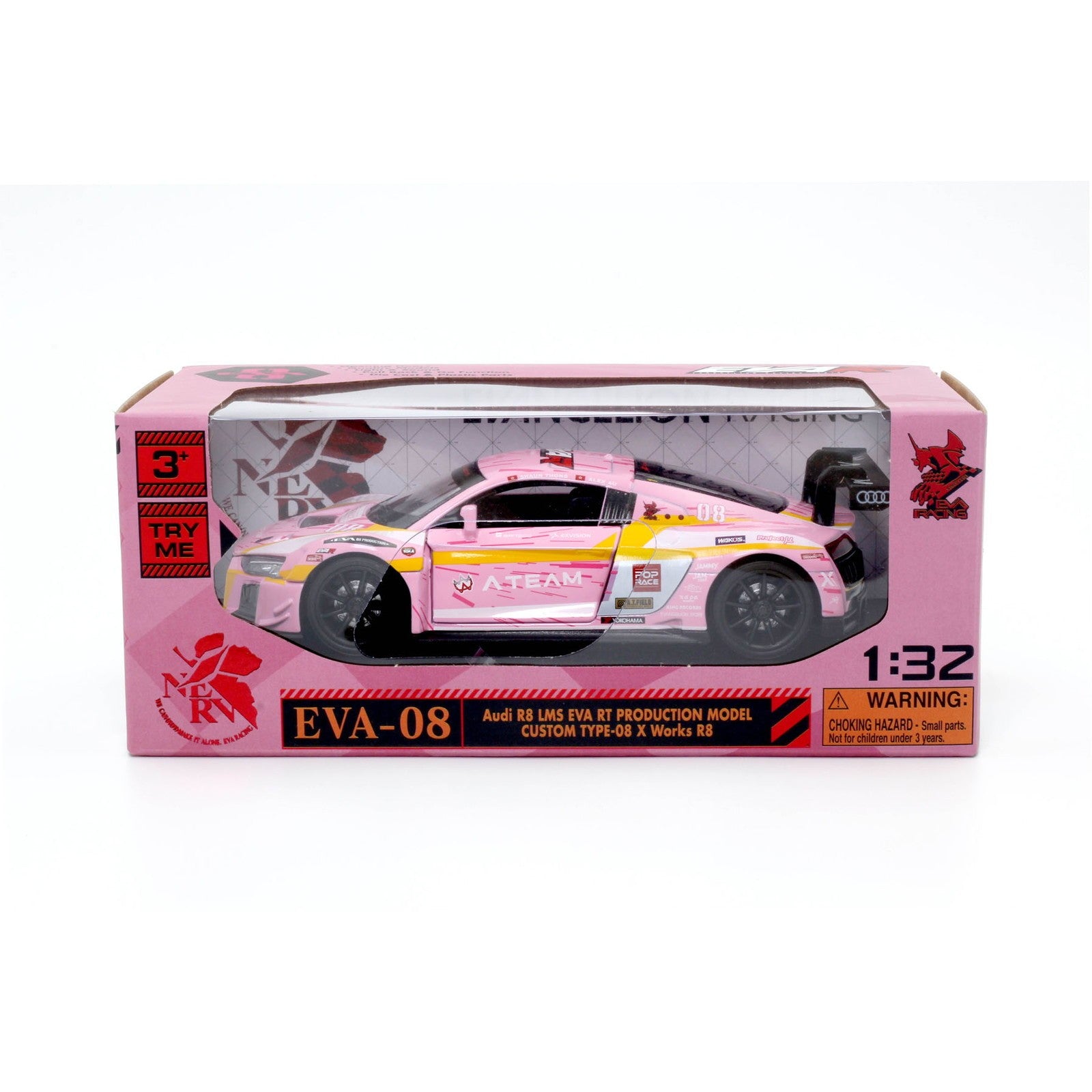 【新品】【お取り寄せ】[MDL] (再販) 1/32 Audi R8 LMS エヴァ RT 8号機 EVANGELION RACING(エヴァンゲリオンレーシング) 完成品 ミニカー 童友社/RMZ Hobby(20241031)