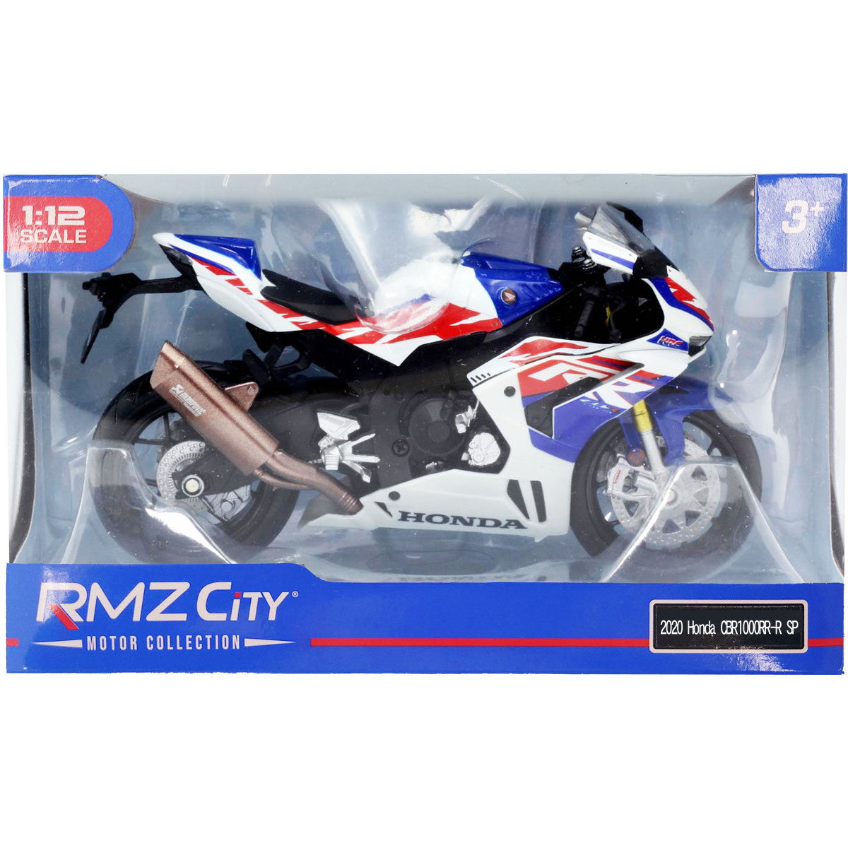 【新品即納】[MDL] (再販) 1/12 ダイキャストモーターサイクル 2022 Honda CBR1000RR-R SP 白 完成品 ミニカー 童友社(20241019)