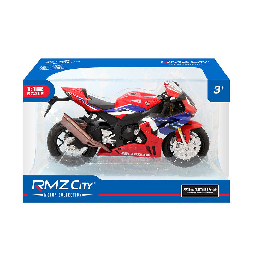 【新品即納】[MDL] (再販) 1/12 ダイキャストモーターサイクル 2020 Honda CBR1000RR-R Fireblade 赤 完成品 ミニカー 童友社(20241019)