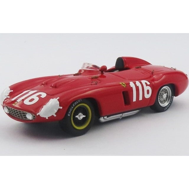 【新品即納】[MDL] 1/43 フェラーリ 857 S タルガ・フローリオ 1955 3位入賞車 #116 Eugenio Castellotti/Roberto Manzon 完成品 ミニカー(ART160/2) ART MODEL(アートモデル) (20241018)