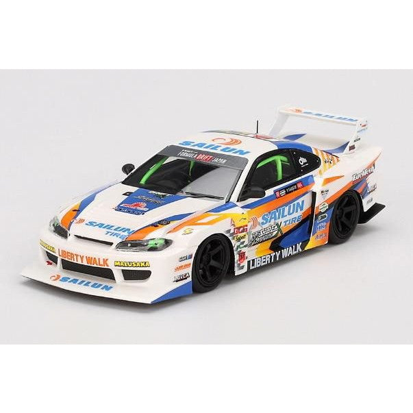 【新品即納】[MDL] 1/43 Nissan シルビア(S15) LB-Super Silhouette #555 2023 Formula Drift Japan 完成品 ミニカー(TSMV0023) TSM(トゥルースケールミニチュアズ)(20241231)