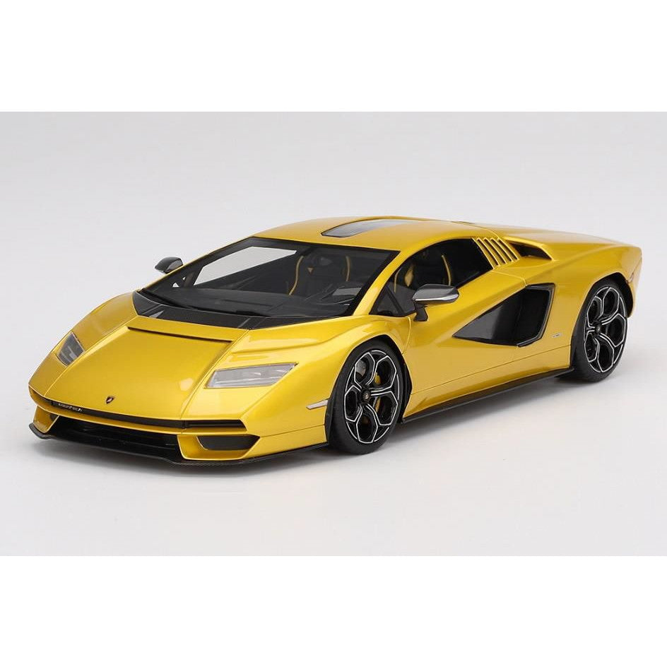 【新品即納】[MDL] 1/18 ランボルギーニ カウンタック LPI 800-4 New Giallo Orion イエロー 完成品 ミニカー(TS0555) TOP SPEED(トップスピード)(20241231)
