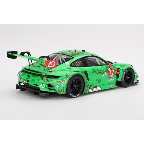 【新品即納】[MDL] 1/18 ポルシェ 911 GT3 R IMSA デイトナ24時間 GTD 2位入賞車 2023 #77 AO Racing 完成品 ミニカー(TS0582) TOP SPEED(トップスピード)(20241231)