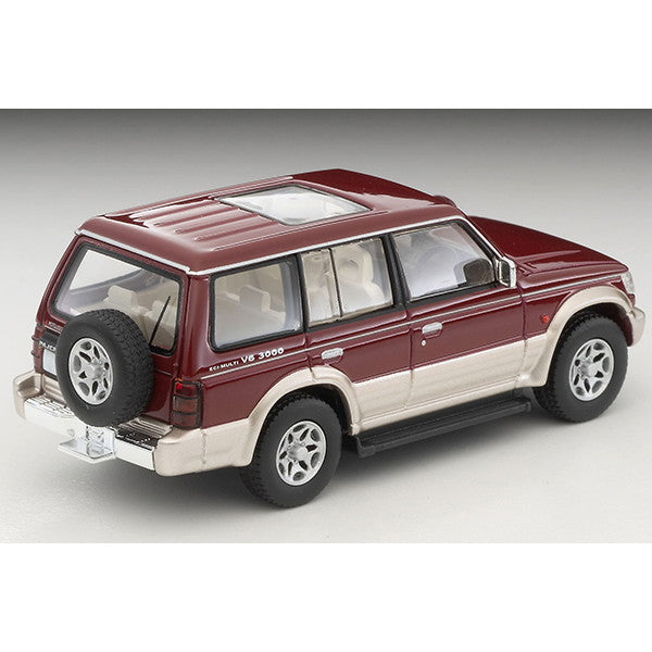 【新品即納】[MDL] トミカリミテッドヴィンテージ NEO 1/64 LV-N206b 三菱 パジェロ ミッドルーフワイド VR(赤/ベージュ) 96年式 完成品 ミニカー(329473) TOMYTEC(トミーテック)(20250208)
