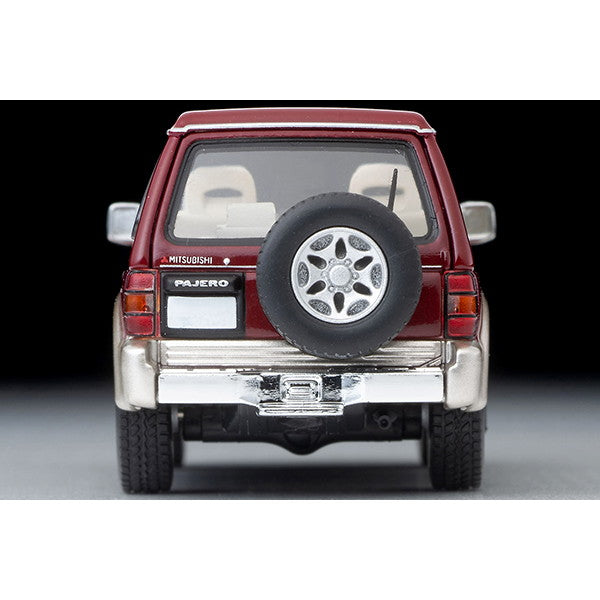 【新品即納】[MDL] トミカリミテッドヴィンテージ NEO 1/64 LV-N206b 三菱 パジェロ ミッドルーフワイド VR(赤/ベージュ) 96年式 完成品 ミニカー(329473) TOMYTEC(トミーテック)(20250208)