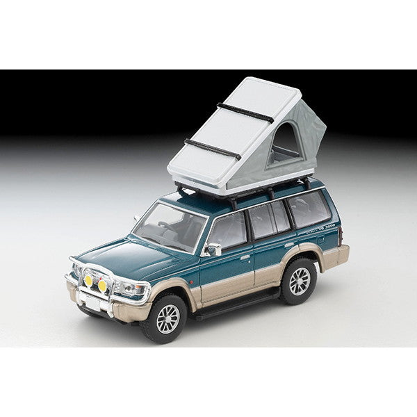 【新品即納】[MDL] トミカリミテッドヴィンテージ NEO 1/64 LV-N206c 三菱 パジェロ ミッドルーフワイド VR オプションパーツ装着車(緑/ベージュ) 91年式 テント、フィギュア付 完成品 ミニカー(330820) TOMYTEC(トミーテック)(20250208)