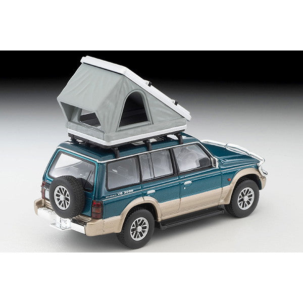 【新品即納】[MDL] トミカリミテッドヴィンテージ NEO 1/64 LV-N206c 三菱 パジェロ ミッドルーフワイド VR オプションパーツ装着車(緑/ベージュ) 91年式 テント、フィギュア付 完成品 ミニカー(330820) TOMYTEC(トミーテック)(20250208)