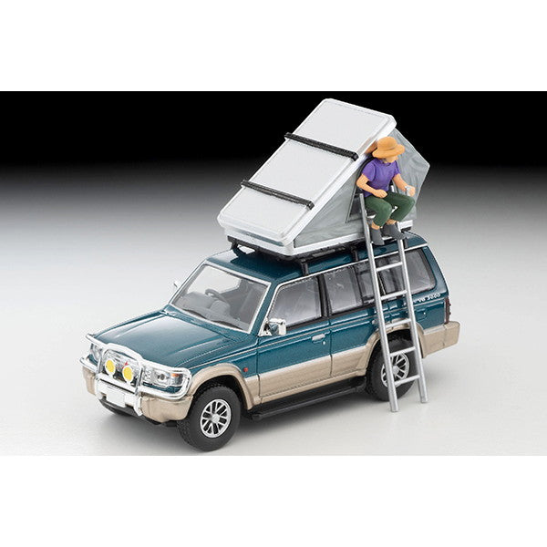 【新品】【お取り寄せ】[MDL] トミカリミテッドヴィンテージ NEO 1/64 LV-N206c 三菱 パジェロ ミッドルーフワイド VR オプションパーツ装着車(緑/ベージュ) 91年式 テント、フィギュア付 完成品 ミニカー(330820) TOMYTEC(トミーテック)(20250208)