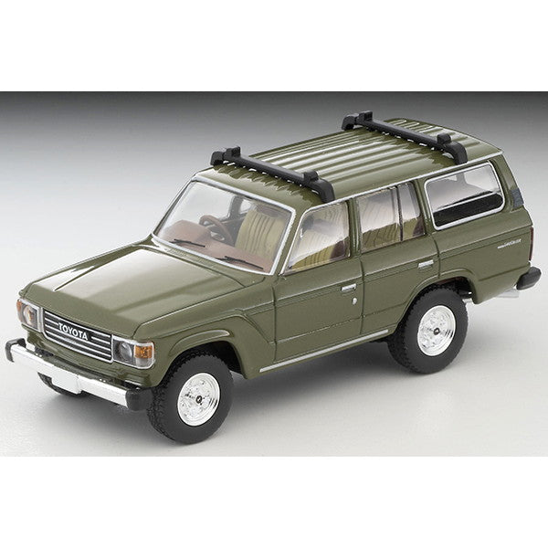 【新品即納】[MDL] トミカリミテッドヴィンテージ NEO 1/64 LV-N279e トヨタ ランドクルーザー60(オリーブ) カヌー、フィギュア付 完成品 ミニカー(330882) TOMYTEC(トミーテック)(20250308)