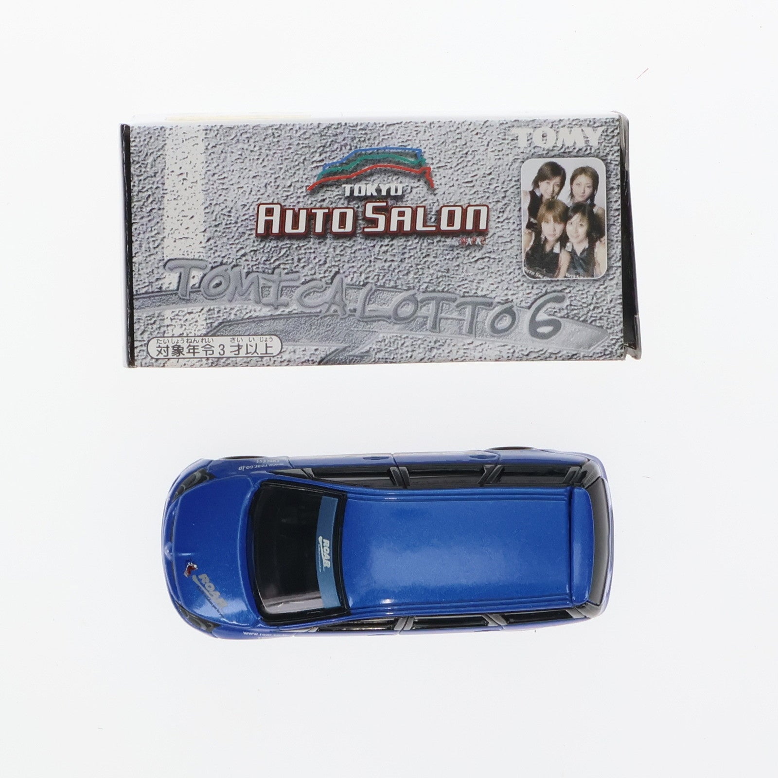 【中古即納】[MDL] トミカくじ6 オートサロン 1/64 ROAR グランディス(ブルー) 完成品 ミニカー プライズ(706021) トミー(19991231)