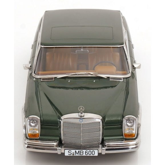 【予約安心出荷】[MDL] 1/18 Mercedes(メルセデス) 600 SWB W100 1963 グリーンメタリック 完成品 ミニカー(KKDC180605) KK scale(ケーケースケール) (2025年3月)