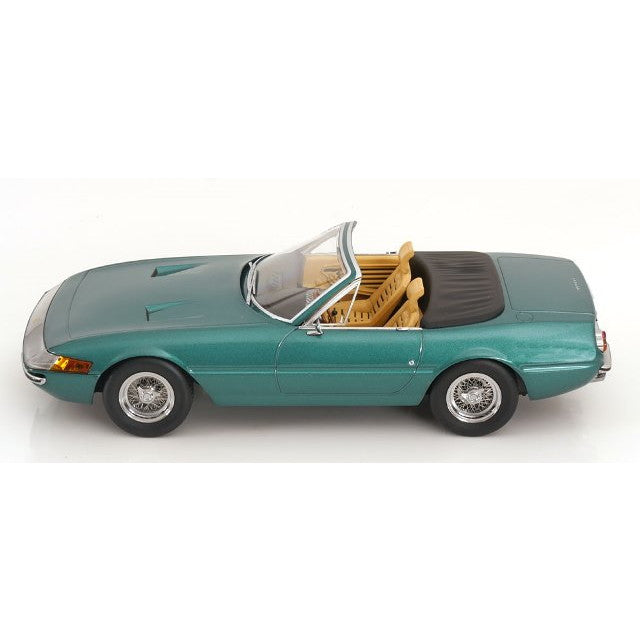 【予約安心出荷】[MDL] 1/18 フェラーリ 365 GTS デイトナ カブリオ 1stシリーズ 1969 グリーンメタリック 完成品 ミニカー(KKDC180613) KK scale(ケーケースケール) (2025年3月)