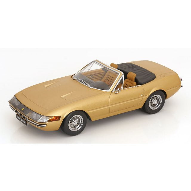 【予約安心出荷】[MDL] 1/18 フェラーリ 365 GTS デイトナ カブリオ 1stシリーズ 1969 ゴールドメタリック 完成品 ミニカー(KKDC180614) KK scale(ケーケースケール) (2025年3月)