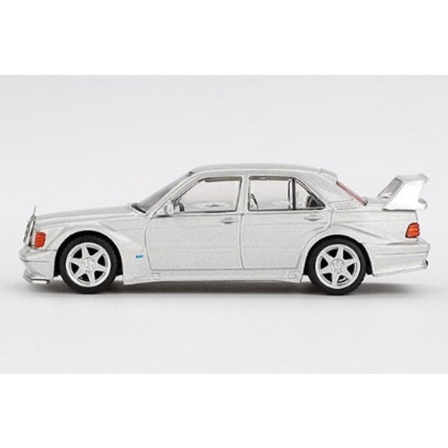 【新品即納】[MDL] MINI-GT 1/64 メルセデス ベンツ 190E 2.5-16 エボリューション II アストラルシルバー(左ハンドル)(ブリスター仕様) 完成品 ミニカー(MGT00852-BL) TSM(トゥルースケールミニチュアズ)(20250131)