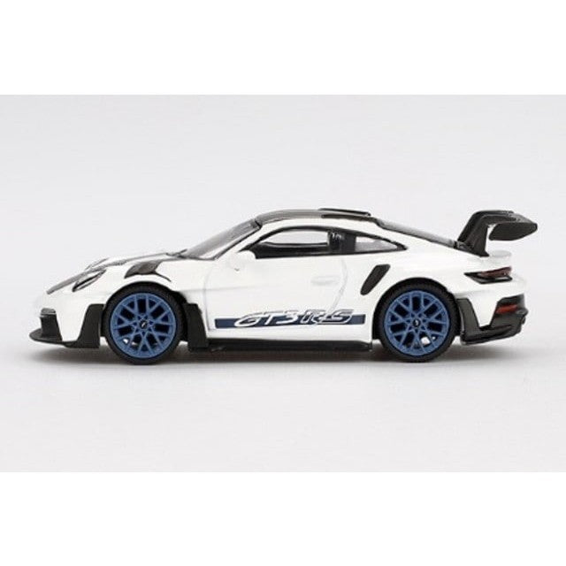 【新品】【お取り寄せ】[MDL] MINI-GT 1/64 ポルシェ 911(992) GT3 RS ヴァイザッハパッケージ ホワイト w/インディゴブルー(左ハンドル) 完成品 ミニカー(MGT00853-L) TSM(トゥルースケールミニチュアズ)(20250131)