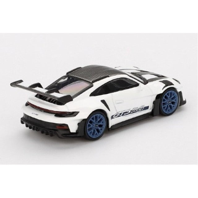 【新品】【お取り寄せ】[MDL] MINI-GT 1/64 ポルシェ 911(992) GT3 RS ヴァイザッハパッケージ ホワイト w/インディゴブルー(左ハンドル) 完成品 ミニカー(MGT00853-L) TSM(トゥルースケールミニチュアズ)(20250131)