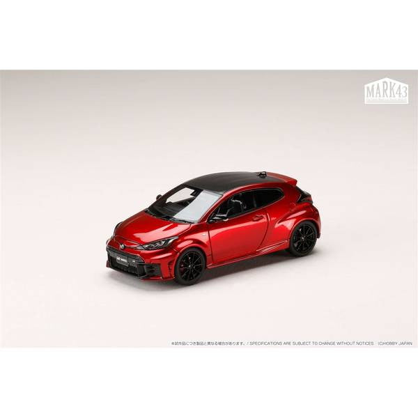 【新品即納】[MDL] 1/43 トヨタ GRヤリス RZ High performance 2024 エモーショナルレッドII 完成品 ミニカー(PM43145BR) MARK43(20250228)