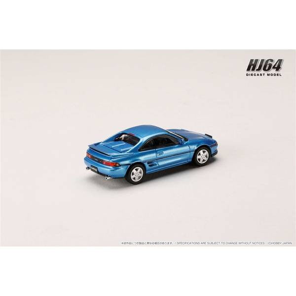 【新品即納】[MDL] 1/64 トヨタ MR2(SW20) GT-S(1991) ミディアムブルーマイカメタリック 完成品 ミニカー(HJ642045MBL) ホビージャパン(20250131)