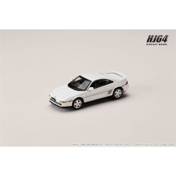 【新品即納】[MDL] 1/64 トヨタ MR2(SW20) GT-S(1991) スーパーホワイトII 完成品 ミニカー(HJ642045W) ホビージャパン(20250131)
