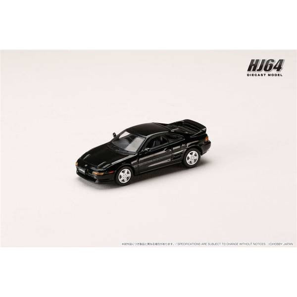 【新品即納】[MDL] 1/64 トヨタ MR2(SW20) GT-S(1991) ブラック 完成品 ミニカー(HJ642045BK) ホビージャパン(20250131)