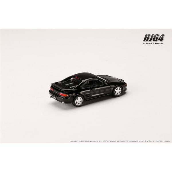 【新品即納】[MDL] 1/64 トヨタ MR2(SW20) GT-S(1991) ブラック 完成品 ミニカー(HJ642045BK) ホビージャパン(20250131)