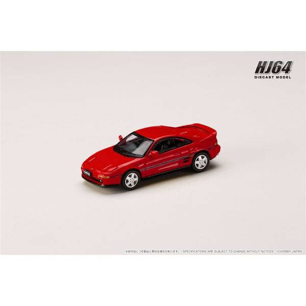 【新品即納】[MDL] 1/64 トヨタ MR2(SW20) GT-S(1991) スーパーレッドII 完成品 ミニカー(HJ642045R) ホビージャパン(20250131)