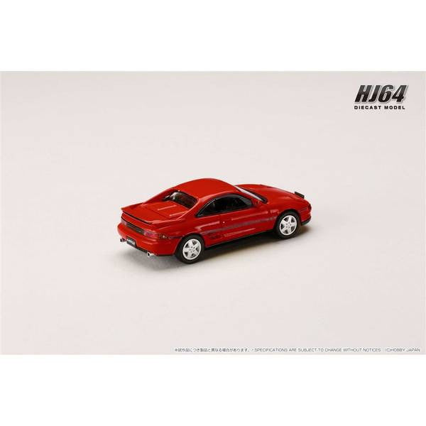 【新品即納】[MDL] 1/64 トヨタ MR2(SW20) GT-S(1991) スーパーレッドII 完成品 ミニカー(HJ642045R) ホビージャパン(20250131)