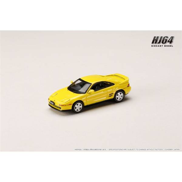 【新品即納】[MDL] 1/64 トヨタ MR2(SW20) GT-S(1991) スーパーブライトイエロー 完成品 ミニカー(HJ642045Y) ホビージャパン(20250131)