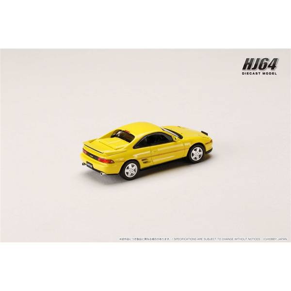 【新品即納】[MDL] 1/64 トヨタ MR2(SW20) GT-S(1991) スーパーブライトイエロー 完成品 ミニカー(HJ642045Y) ホビージャパン(20250131)