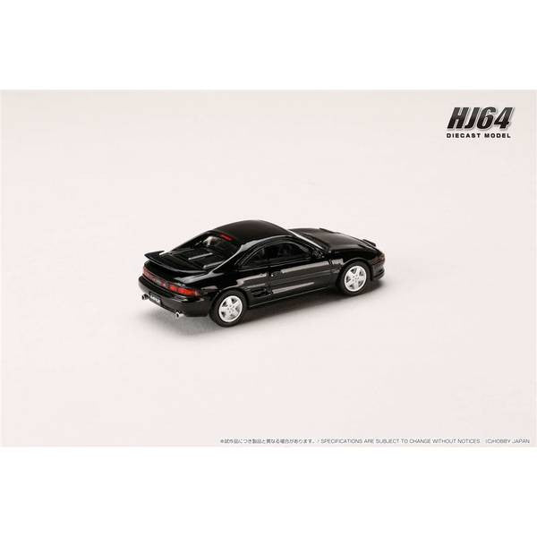 【新品即納】[MDL] 1/64 トヨタ MR2(SW20) GT-S(1993) ブラック 完成品 ミニカー(HJ643045BK) ホビージャパン(20250131)