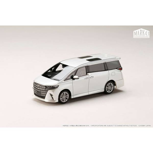 【新品即納】[MDL] 1/43 トヨタ ALPHARD(アルファード) Z プラチナホワイトパールマイカ 完成品 ミニカー(PM43156BW) MARK43(20250228)