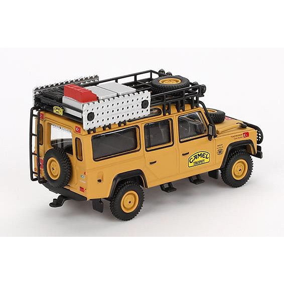 【新品即納】[MDL] MINI-GT 1/64 ランドローバー ディフェンダー 110 キャメルトロフィーアマゾン 1989 チームトルコ(左ハンドル)トルコ限定(ブリスター仕様) 完成品 ミニカー(MGT00856-BL) TSM(トゥルースケールミニチュアズ)(20241231)