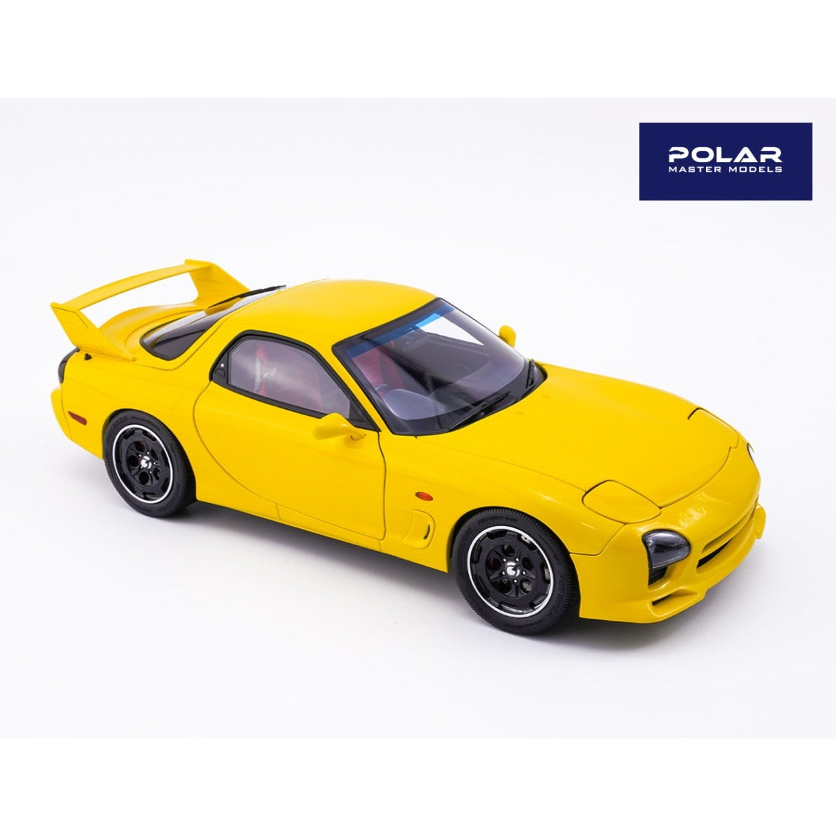 【新品即納】[MDL] 1/18 Mazda RX7 Speed Yellow 完成品 ミニカー(PLM22-002-1) POLER MASTER MODELS(ポーラーマスターモデルズ)(20241130)