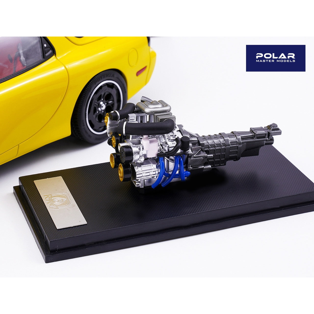 【新品即納】[MDL] 1/18 Mazda RX7 Speed Yellow 完成品 ミニカー(PLM22-002-1) POLER MASTER MODELS(ポーラーマスターモデルズ)(20241130)
