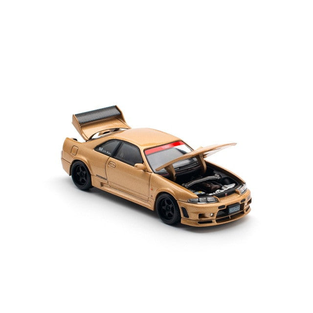 【予約安心出荷】[MDL] 1/64 TOP SECRET GT-R R33 - GOLD 完成品 ミニカー(PR640150) POP RACE(ポップレース) (2025年3月)