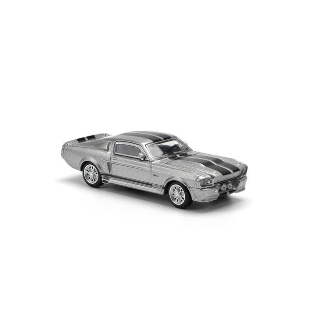 【予約安心出荷】[MDL] 1/64 1967 SHELBY MUSTANG GT500 - GREY/BLACK 完成品 ミニカー(PR640195) POP RACE(ポップレース) (2025年3月)