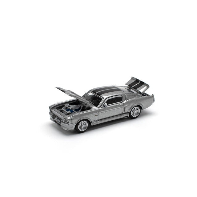 【予約安心出荷】[MDL] 1/64 1967 SHELBY MUSTANG GT500 - GREY/BLACK 完成品 ミニカー(PR640195) POP RACE(ポップレース) (2025年3月)