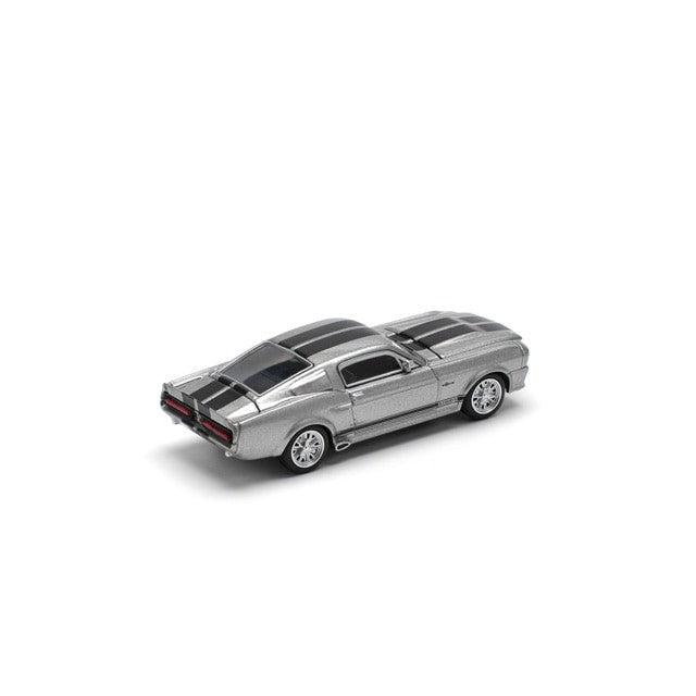 【予約安心出荷】[MDL] 1/64 1967 SHELBY MUSTANG GT500 - GREY/BLACK 完成品 ミニカー(PR640195) POP RACE(ポップレース) (2025年3月)