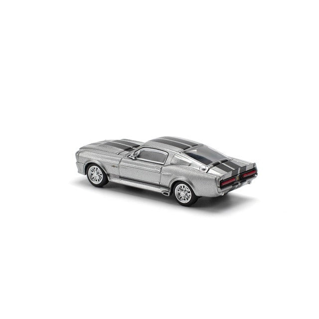 【予約安心出荷】[MDL] 1/64 1967 SHELBY MUSTANG GT500 - GREY/BLACK 完成品 ミニカー(PR640195) POP RACE(ポップレース) (2025年3月)