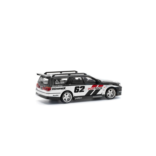 【予約安心出荷】[MDL] 1/64 NISSAN STAGEA SIM0N S GARAGE #62 BLACK 完成品 ミニカー(PR640103) POP RACE(ポップレース) (2025年3月)