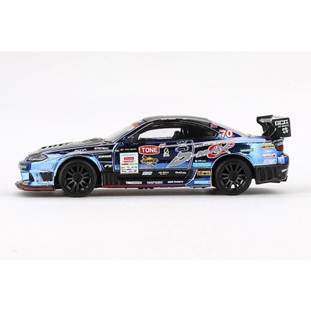 【予約安心出荷】[MDL] MINI-GT 1/64 Nissan シルビア(S15) D1 GP 2023 #70 D-MAX RACING(右ハンドル) 日本限定(ブリスター仕様) 完成品 ミニカー(MGT00855-BL) TSM(トゥルースケールミニチュアズ) (2025年4月)