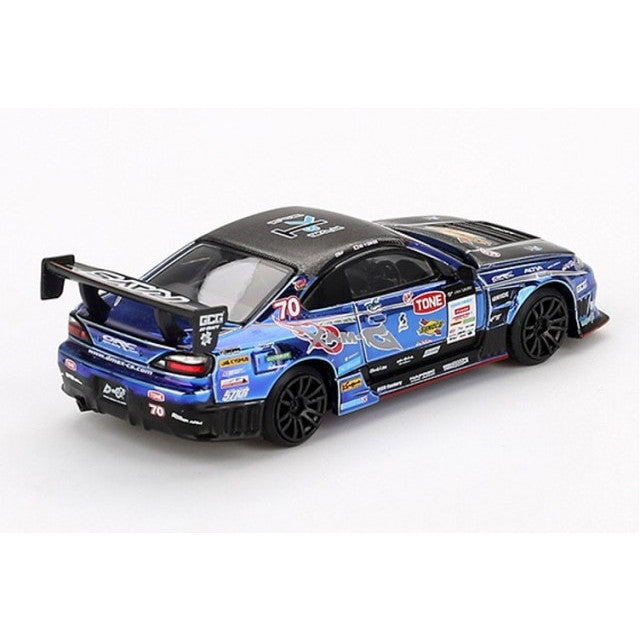 【予約安心出荷】[MDL] MINI-GT 1/64 Nissan シルビア(S15) D1 GP 2023 #70 D-MAX RACING(右ハンドル) 日本限定(ブリスター仕様) 完成品 ミニカー(MGT00855-BL) TSM(トゥルースケールミニチュアズ) (2025年4月)