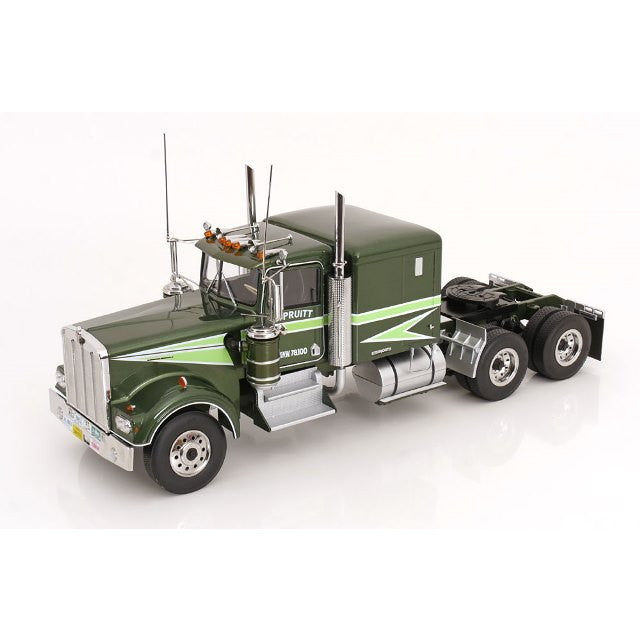 【新品即納】[MDL] 1/18 Kenworth W900 Movin'On グリーンメタリック/ライトグリーン 完成品 ミニカー(RK180126) ROAD KINGS(ロードキング)(20250228)